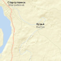 Staroutkinsk Street Map