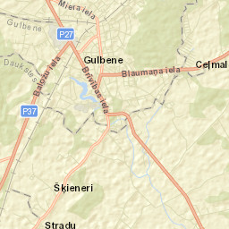 Gulbene Street Map