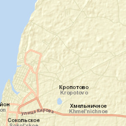 Sokol’skoye Street Map