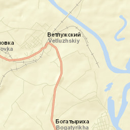 Vetluzhskiy Street Map