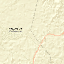 Kedrovoye Street Map
