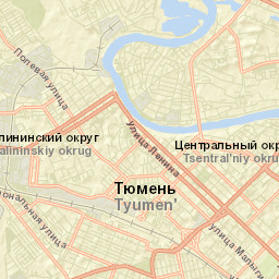 Tyumen Street Map