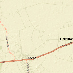 Brovst Street Map