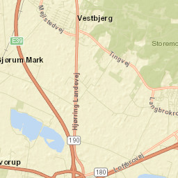 Vestbjerg Street Map