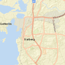 Varberg Street Map