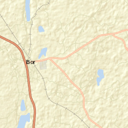 Bor Street Map