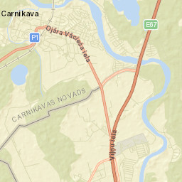 Carnikava Street Map