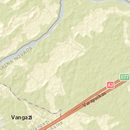 Vangaži Street Map