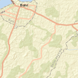 Balvi Street Map