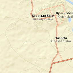Krasnyye Baki Street Map