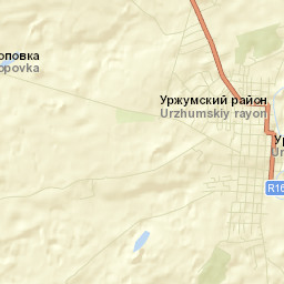 Urzhum Street Map