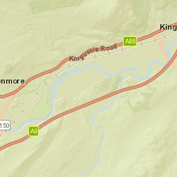 Kingussie Street Map