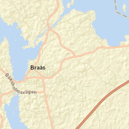 Braås Street Map