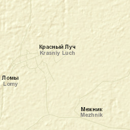 Krasnyy Luch Street Map