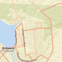 Votkinsk Street Map