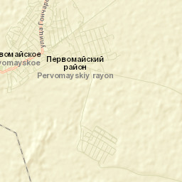 Pervomayskoye Street Map