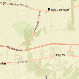 Frejlev Street Map