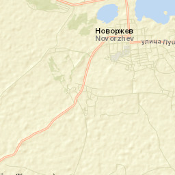 Novorzhev Street Map