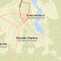 Komsomol’sk Street Map