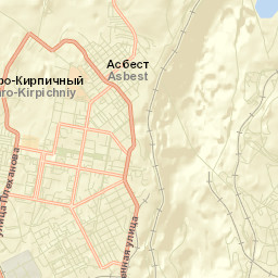 Asbest Street Map