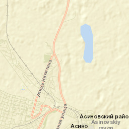 Asino Street Map