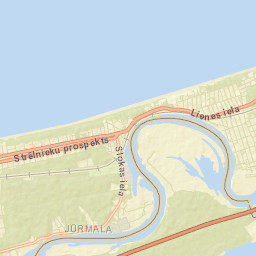 Jūrmala Street Map