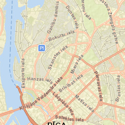 Riga Street Map