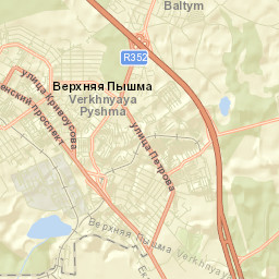 Verkhnyaya Pyshma Street Map