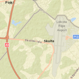 Piņķi Street Map