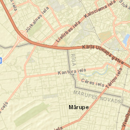 Mārupe Street Map