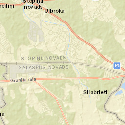 Ulbroka Street Map