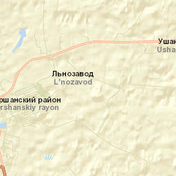 Orshanskiy Rayon Street Map