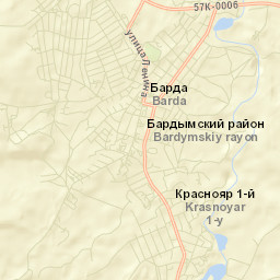 Barda Street Map