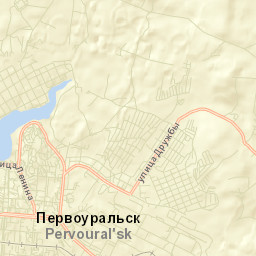 Pervoural’sk Street Map