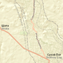 Sukhoy Log Street Map