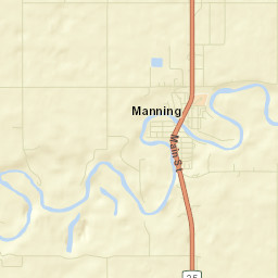 Manning Street Map