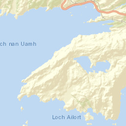 A830, Highland, UK Street Map