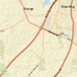 Støvring Street Map