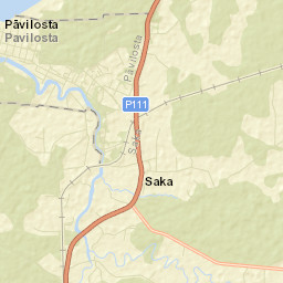 Pāvilosta Street Map