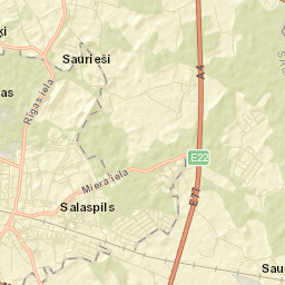 Salaspils Street Map