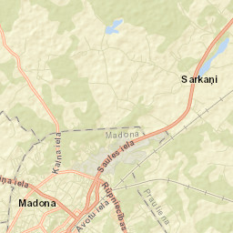 Madona Street Map