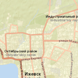 Izhevsk Street Map