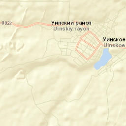 Uinskoye Street Map