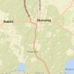 Skørping Street Map