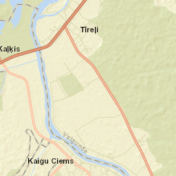Tīreļi Street Map