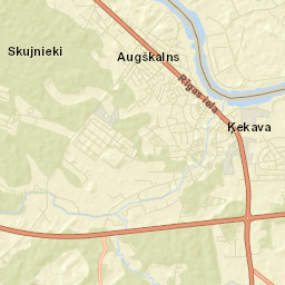 Ķekava Street Map