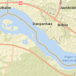Ikšķile Street Map