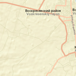 Voskresenskoye Street Map