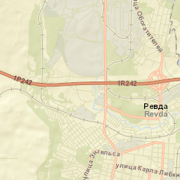 Revda Street Map