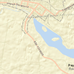 Kamyshlov Street Map